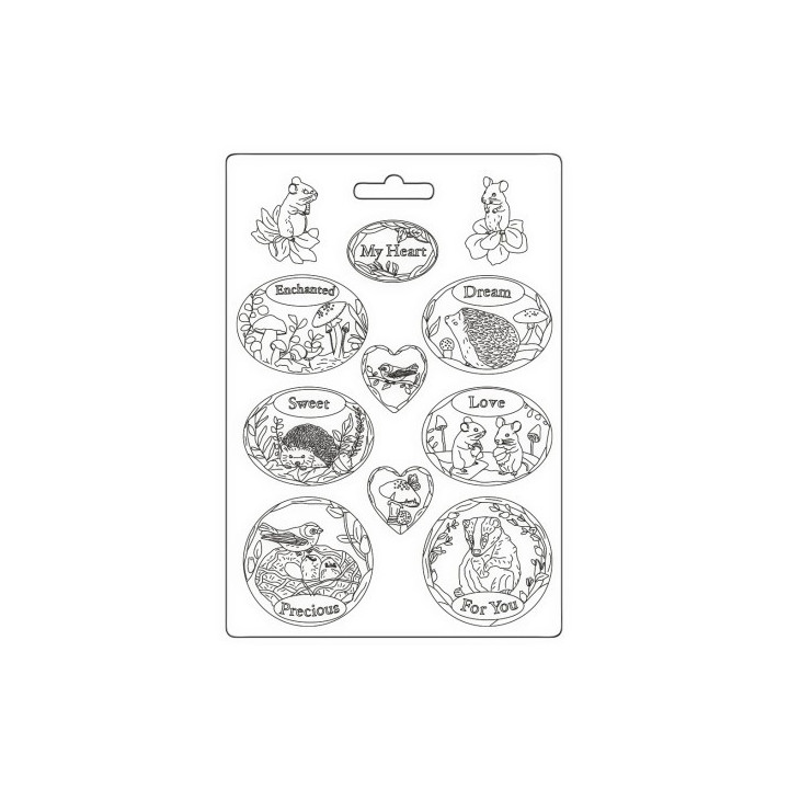 Stamperia Soft Mould A5 Tuberias