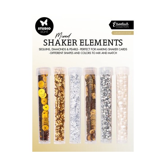 Shaker Elements Mixed Luxurious Gold (6pcs)