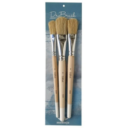 Conxunto de 3 pinceis DryBrush