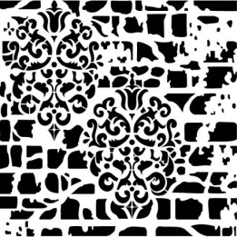 Stencil GRUNGE MIDI 25x25cm