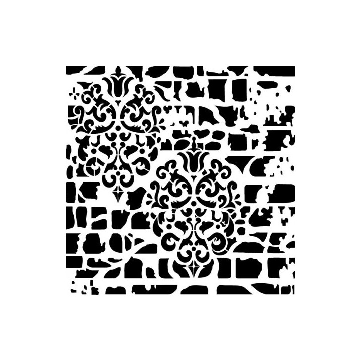 Stencil GRUNGE MIDI 25x25cm