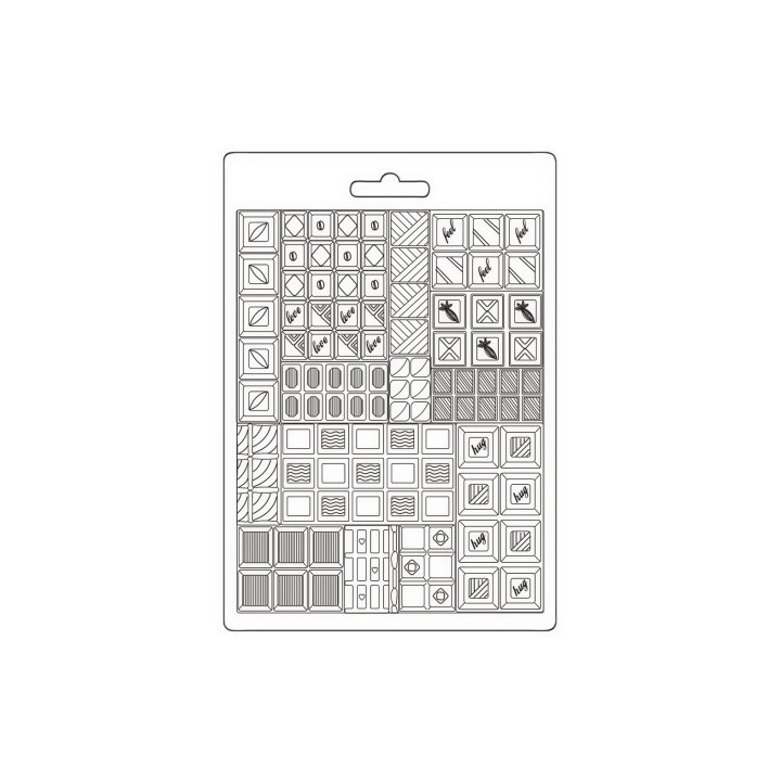 Stamperia Soft Mould A5 Magic forest amazonia