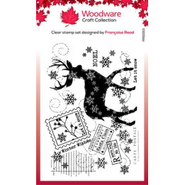 Winter Reindeer Clear Stamps***