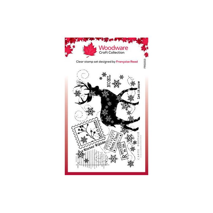 Winter Reindeer Clear Stamps***