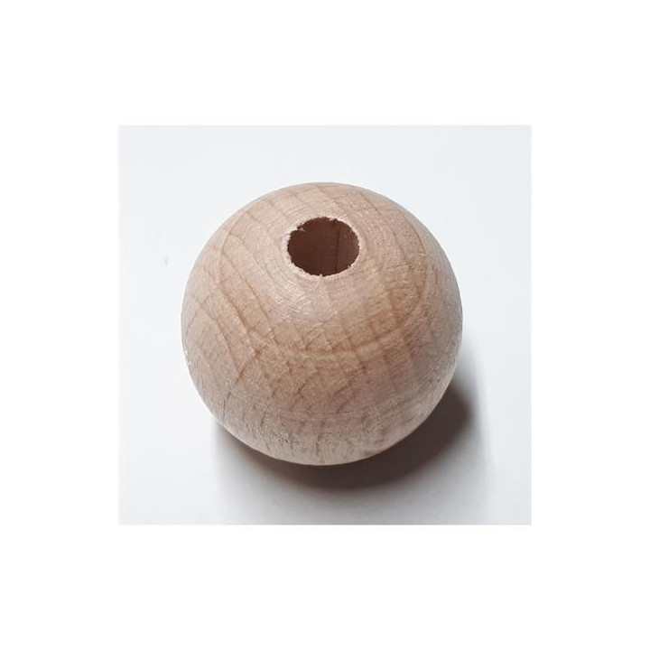 Bola madera redonda natural