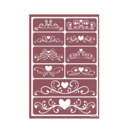 KSG454 Stencil A4 Lady Vagabond dream Stamperia