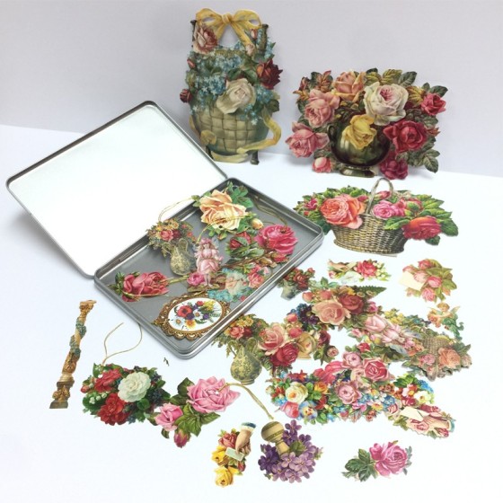 Colección Vintage Cromos Flores