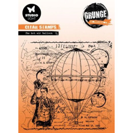 The Hot Air Balloon Grunge Stamps (SL-GR-STAMP513)***