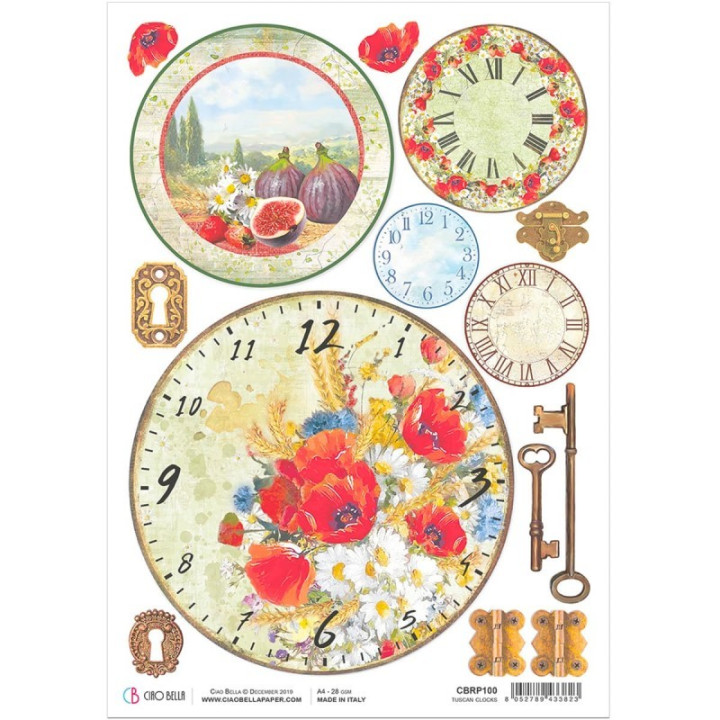 Rice Paper A4 Piuma Romantic Bouquet
