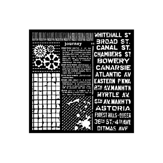 copy of KSTD060 Stencil Stamperia alphabet 20x25 cms