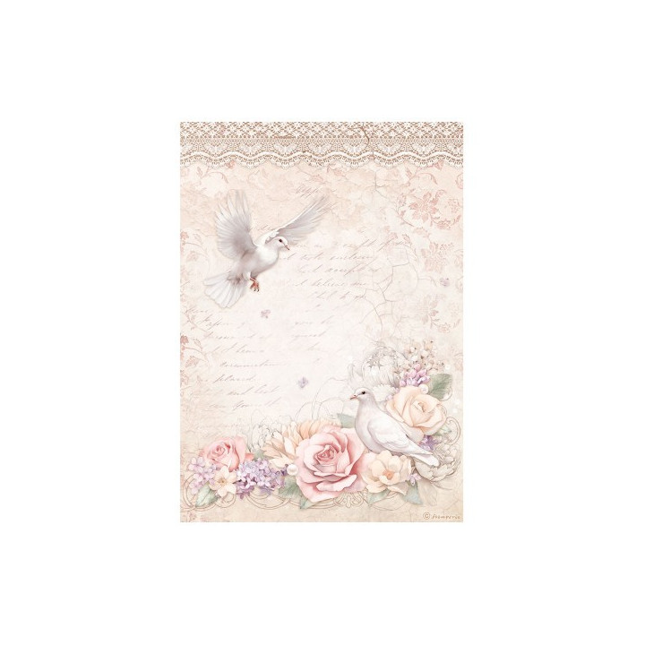 Papel arroz 4442 A4 Mannequin - Stamperia