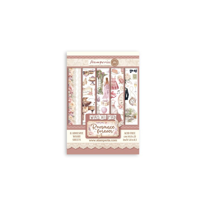 copy of Washi pad 8 hojas A5 Coffee and chocolate Stamperia