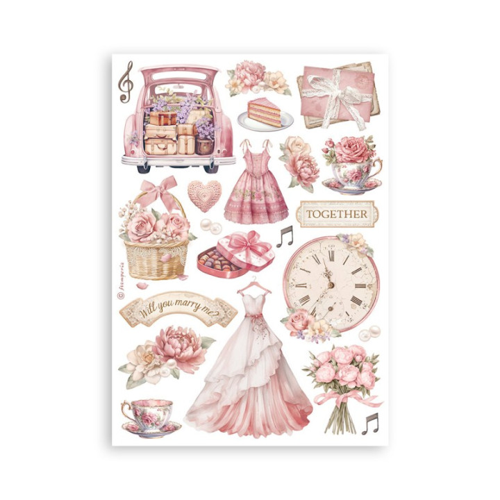 copy of Washi pad 8 hojas A5 Coffee and chocolate Stamperia