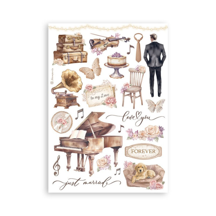 copy of Washi pad 8 hojas A5 Coffee and chocolate Stamperia
