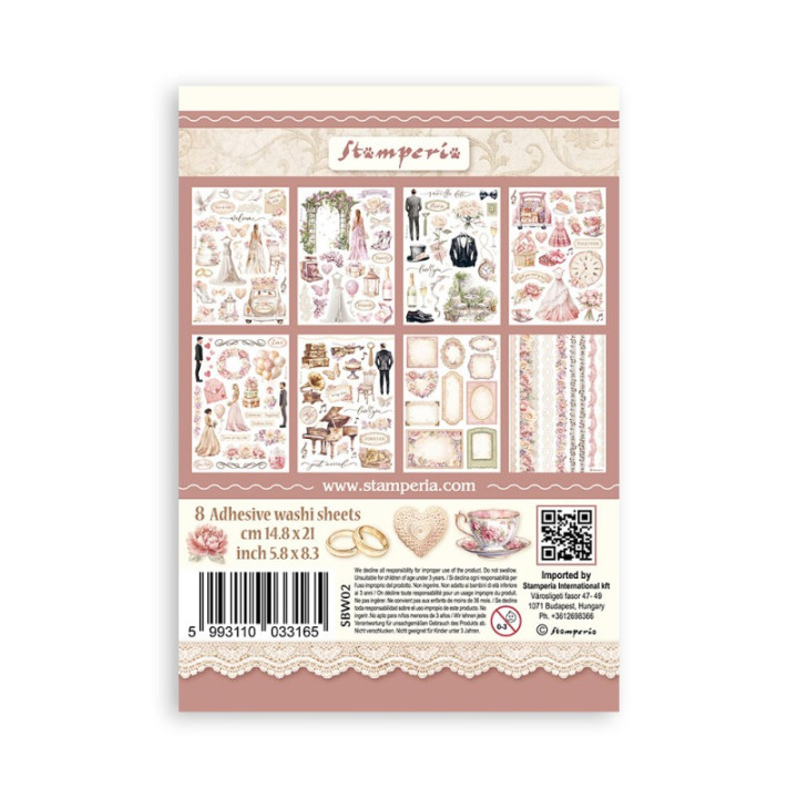 copy of Washi pad 8 hojas A5 Coffee and chocolate Stamperia