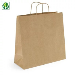 BOLSAS DE PAPEL KRAFT ASA RIZADA
