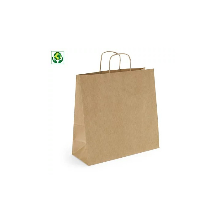 BOLSAS DE PAPEL KRAFT ASA RIZADA