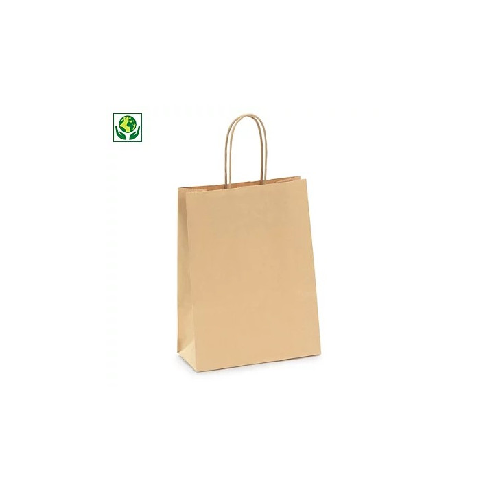 BOLSAS DE PAPEL KRAFT ASA RIZADA