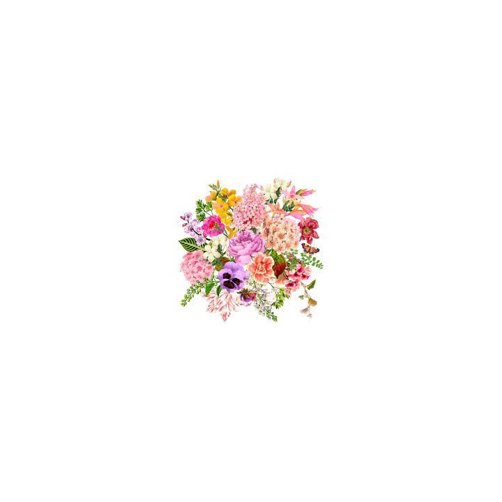 Servilletas 33x33 cm - Flower Bouquet Napkin 33x33