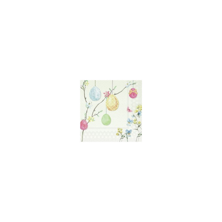 Servilletas 25x25 cm - Hanging eggs