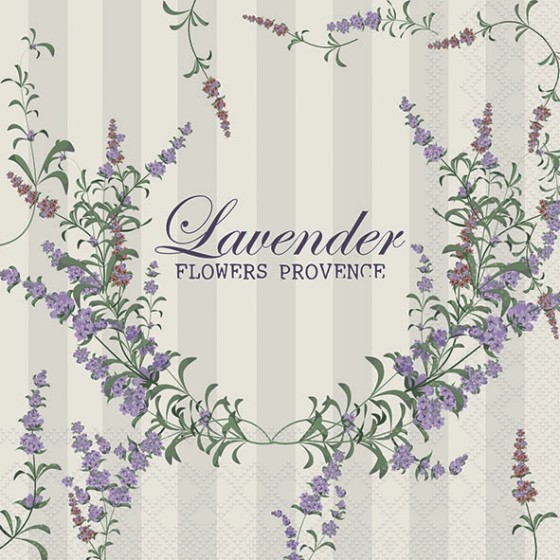 Servilletas 33x33 cm - Lavender flowers