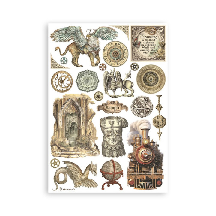copy of Washi pad 8 hojas A5 Coffee and chocolate Stamperia