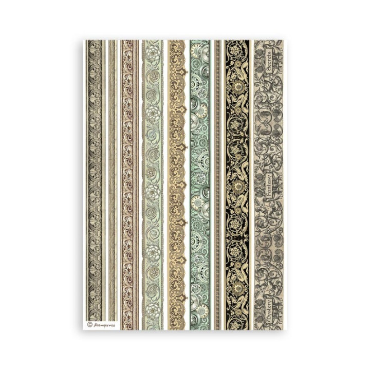 Washi pad 8 hojas A5 Sir Vagabond in fantasy world Stamperia