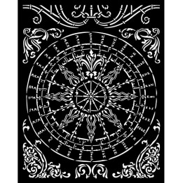 Stencil Stamperia 20x25 Sir Vagabond in Fantasy world decoracion