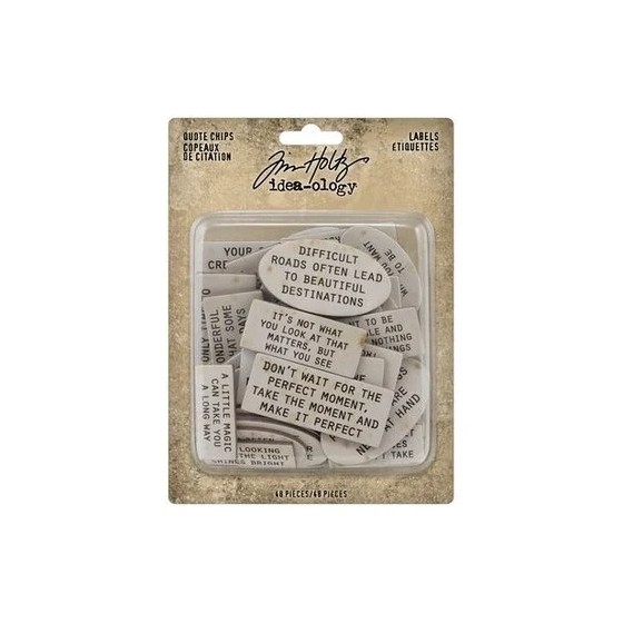 Tim Holtz Quote Chips Labels (TH94320)*