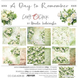 Stack de Papeles 30x30 A day to Remember Craft o'clock.