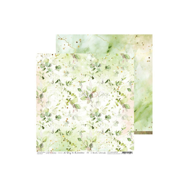 Stack de Papeles 30x30 A day to Remember Craft o'clock.