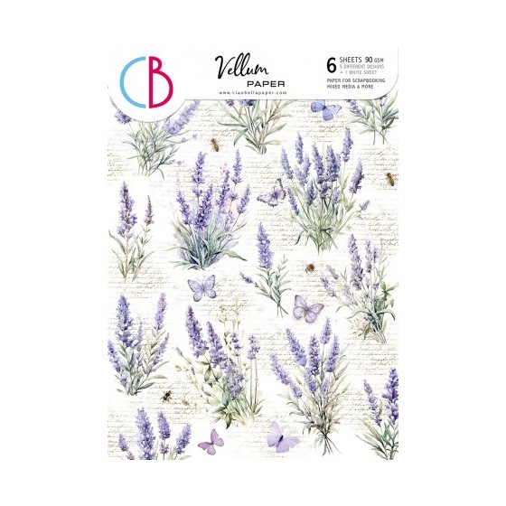 copy of Vellum Reing of grace Paper Patterns A4 6/Pkg