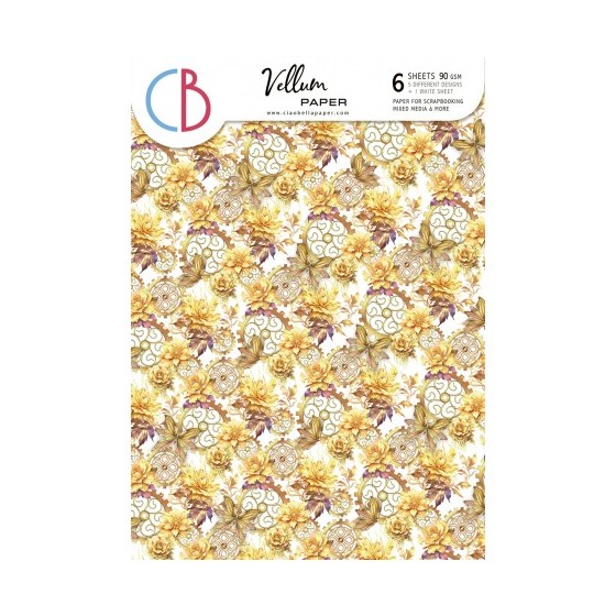 copy of Vellum Reing of grace Paper Patterns A4 6/Pkg