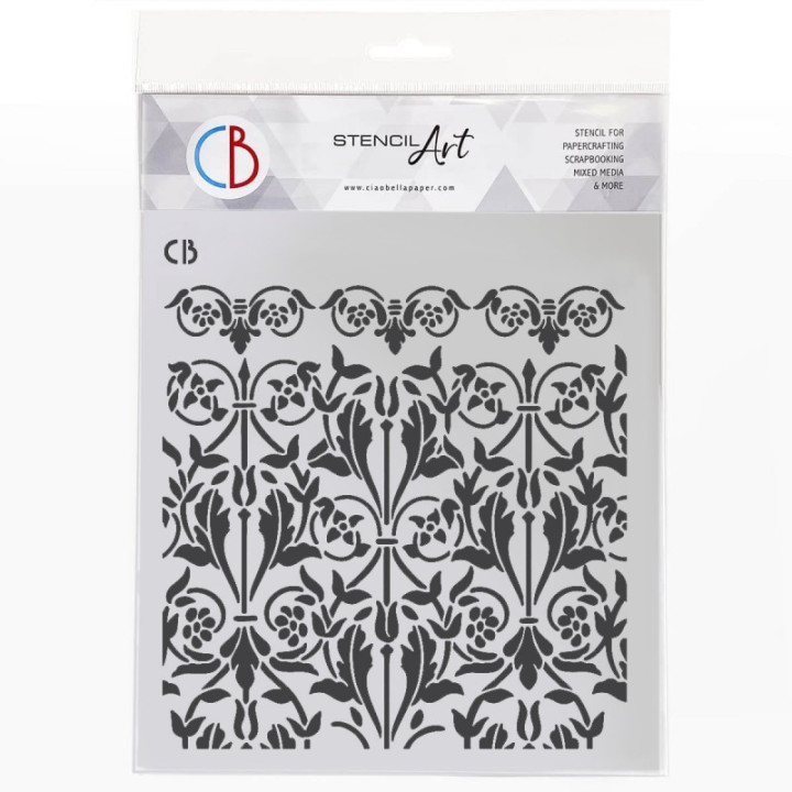 copy of Texture Stencil 8x8 Spring Fresh Flowers