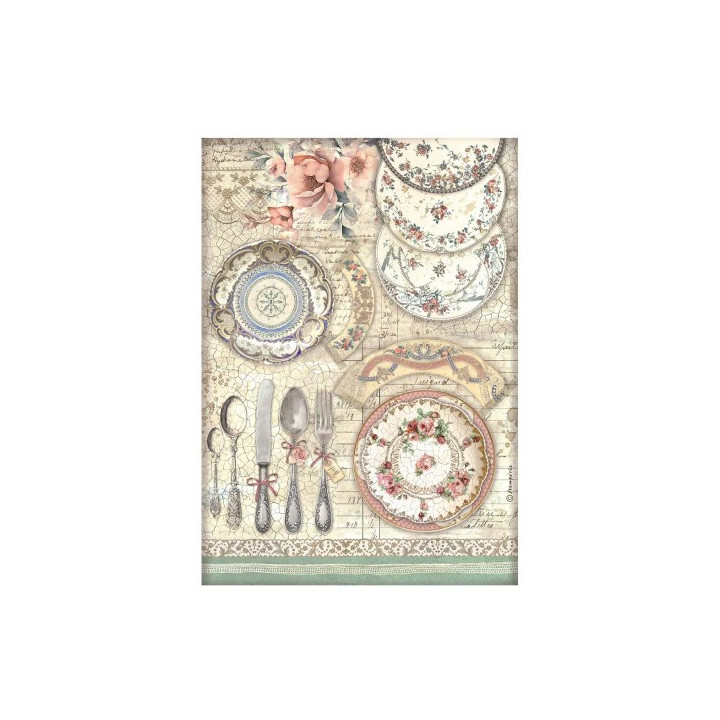 Papel arroz 4442 A4 Mannequin - Stamperia