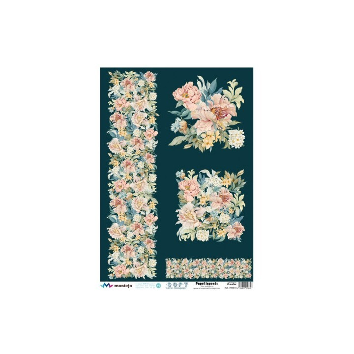 Papel de arroz Soft A3 30x41cm SPA5616