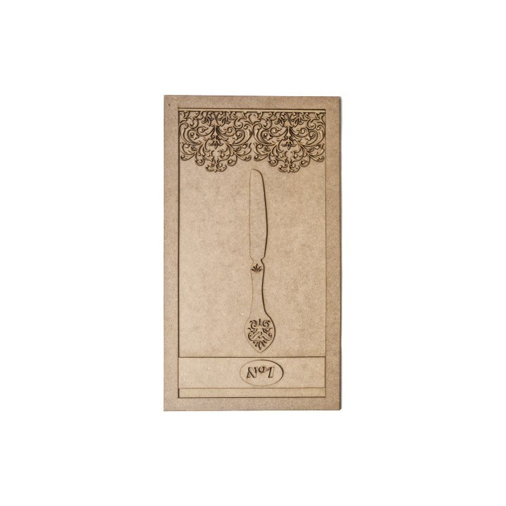Cuadro DM cuchillo 45x25cm