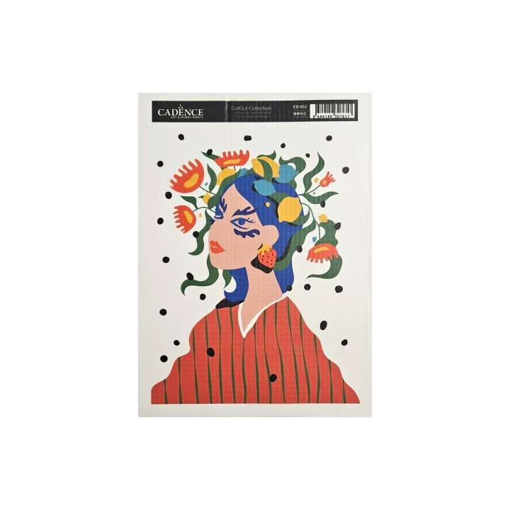 TEKSTIL TRANSFER-a "Joy of Life" 21x30cm