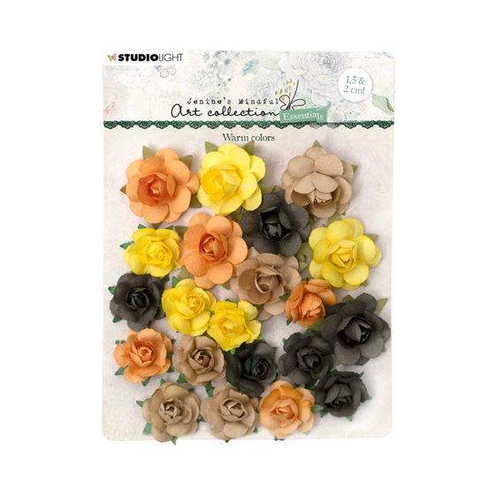 Warm Colors Essentials Paper Flowers (20pcs) (JMA-ES-FLOW10)