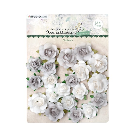 Neutrals Essentials Paper Flowers (20pcs) (JMA-ES-FLOW07)