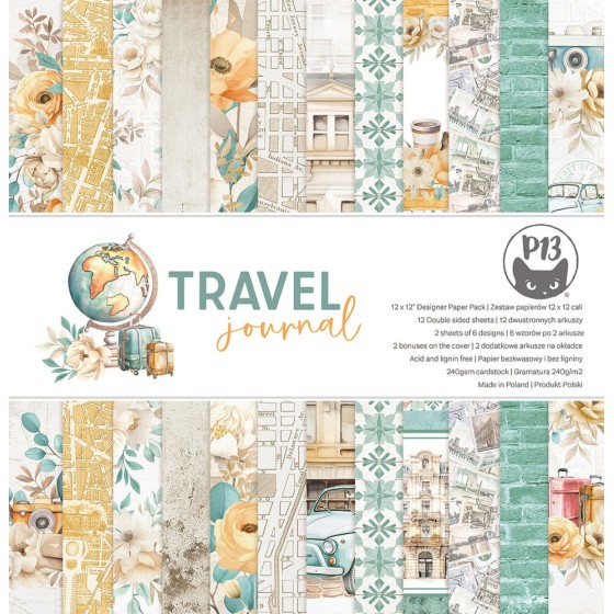 Travel Journal 30x30 Inch Paper Pad (P13-TRJ-08)