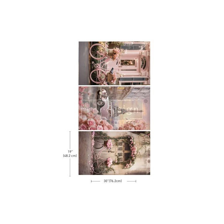 Parisian Bloom Haven 19.5x30 Inch Tissue Paper (3pcs) (67173 .       0)