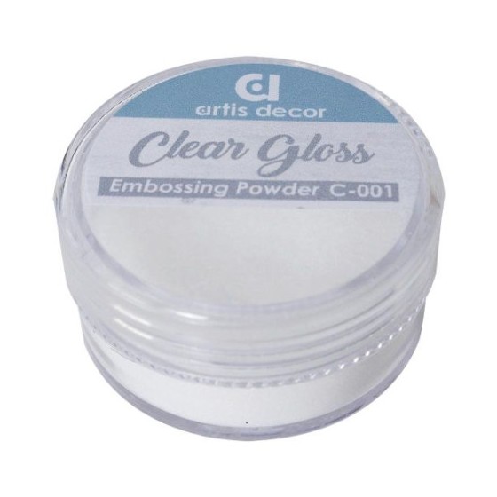 Polvos Embossing Opaco Clear gloss 7 grs.