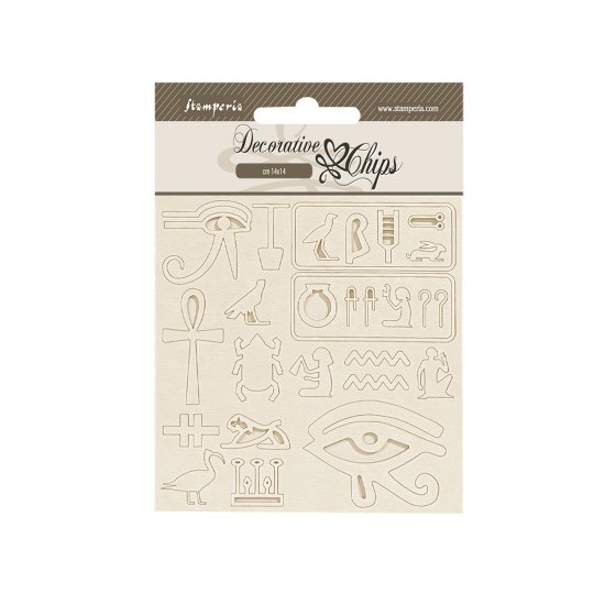 Decorative Chips 14x14 cms Stamperia Fortune Egipto