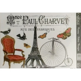 Transfer para tecidos Paul Charvet