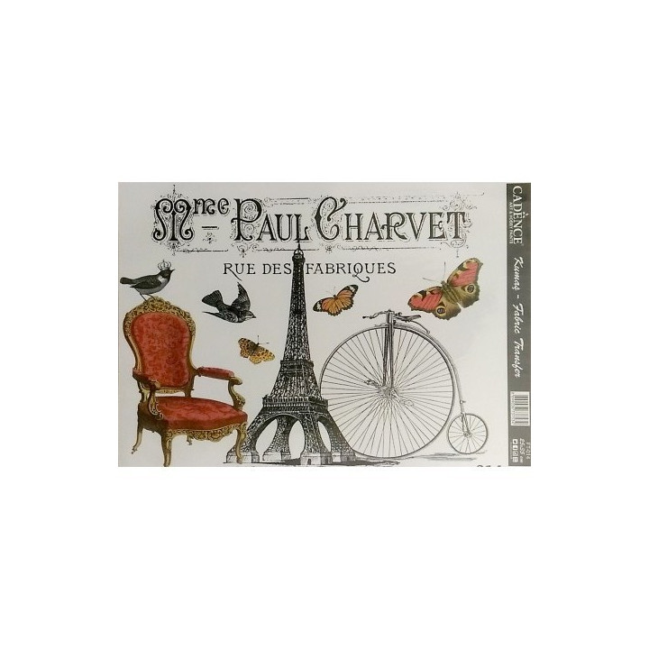 Transfer per a teixits Paul Charvet