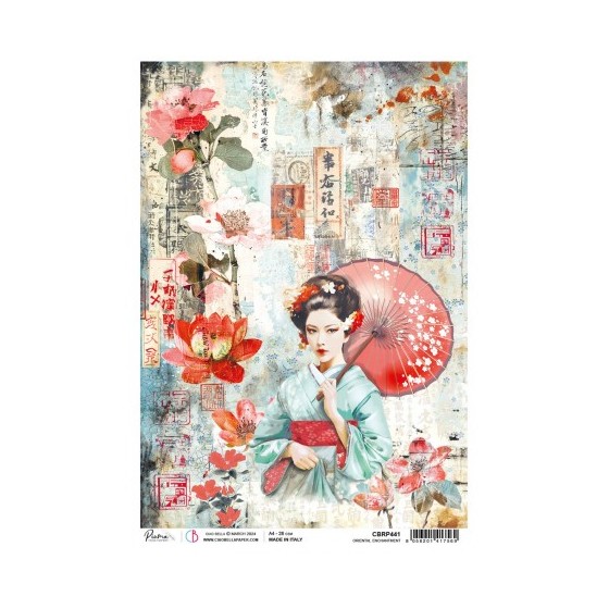 Rice Paper A4 Oriental Enchantment