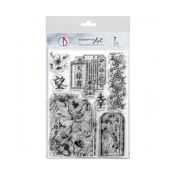 Clear Stamp Set 6x8" Land Of The Rising Sun