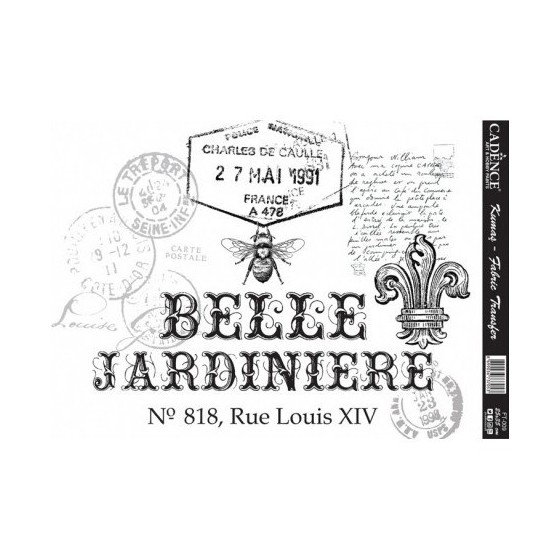 Transfer para tejidos Belle Jardiniere