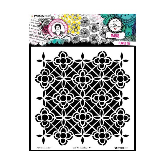 Signature Collection Mask Flower Tile (ABM-SI-MASK209)